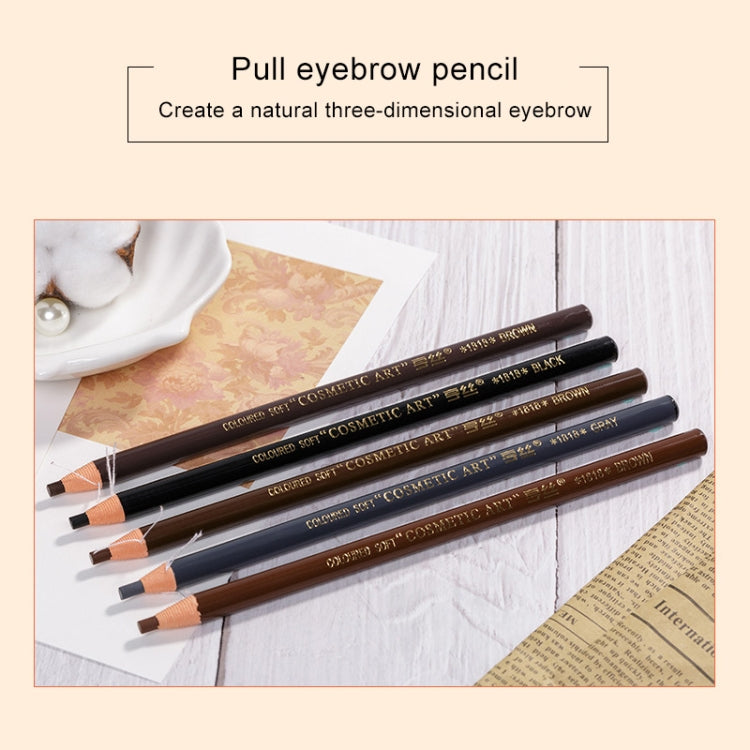 5 PCS 5 Colors Waterproof Sweatproof Eyebrow Pencils Coloured Eyebrow Pen Tools