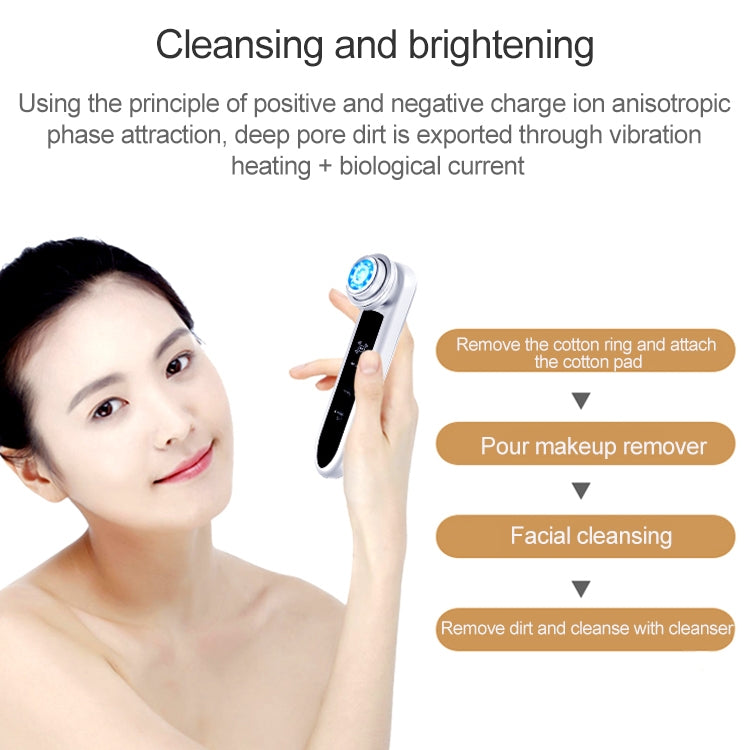 BLK-D919 RF Instrument Facial Vibration Compact Lifting Massager Micro Current Beauty Instrument