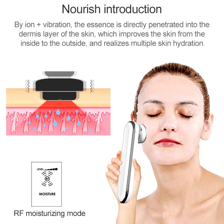 BLK-D919 RF Instrument Facial Vibration Compact Lifting Massager Micro Current Beauty Instrument