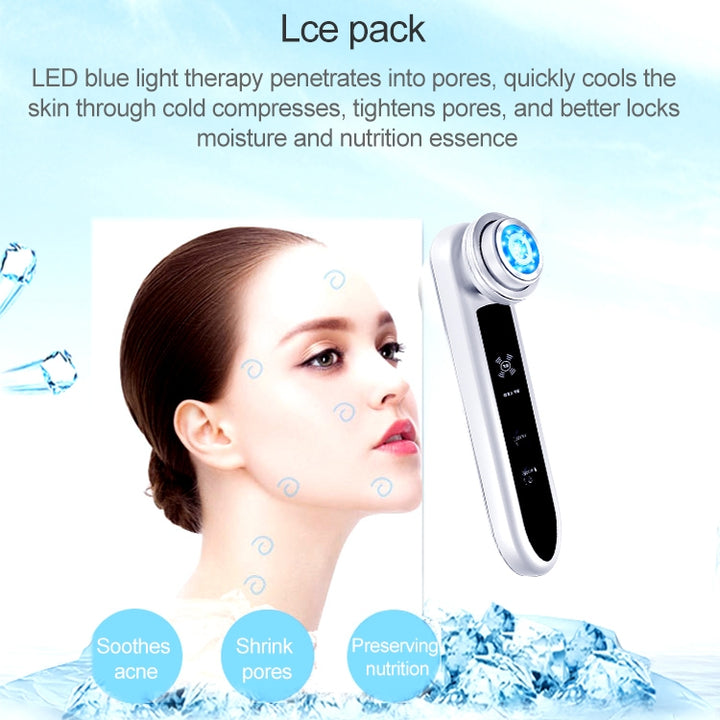 BLK-D919 RF Instrument Facial Vibration Compact Lifting Massager Micro Current Beauty Instrument