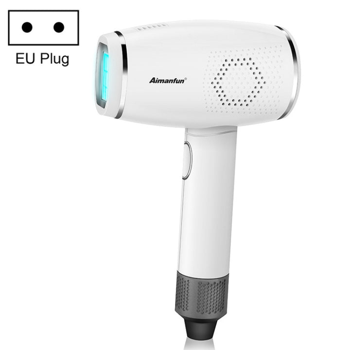 Household Portable Electric Ice Feel Laser Hair Removal Instrument with LCD Screen, EU Plug, EU Plug