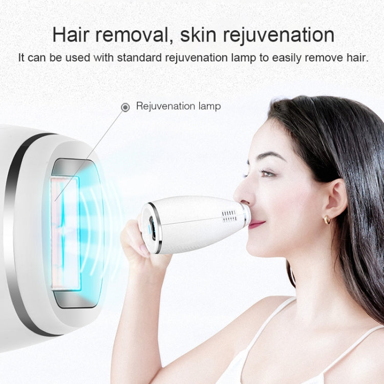 Household Portable Electric Ice Feel Laser Hair Removal Instrument with LCD Screen, EU Plug, EU Plug