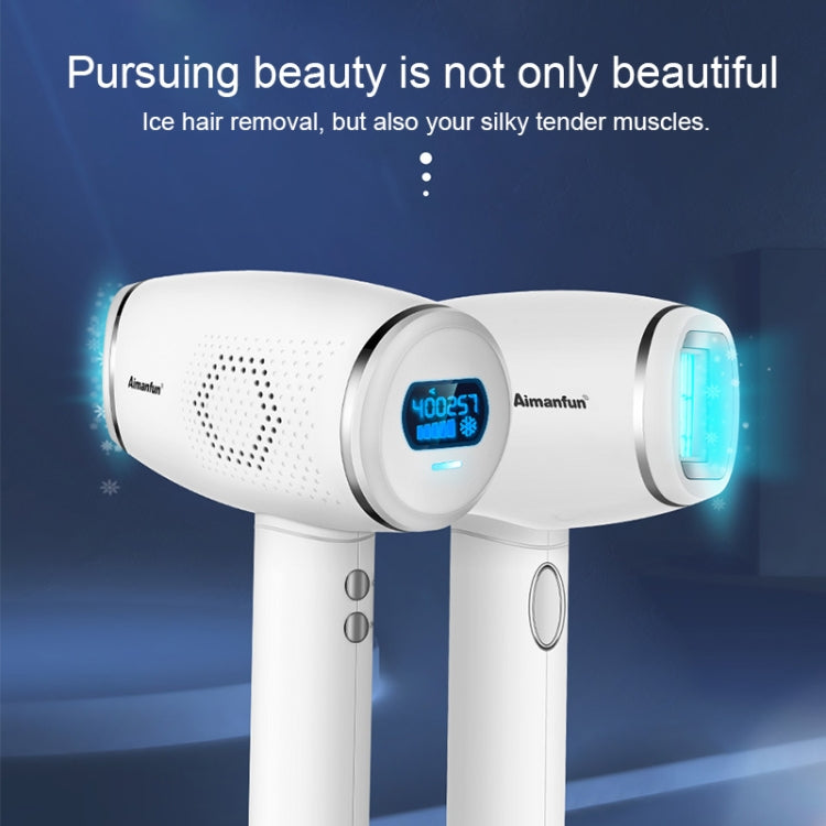 Household Portable Electric Ice Feel Laser Hair Removal Instrument with LCD Screen, EU Plug, EU Plug