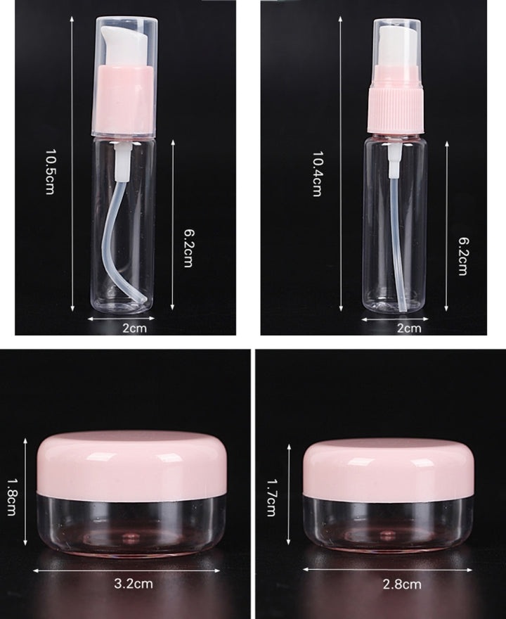 Travel Size Cosmetics Bottles Kit