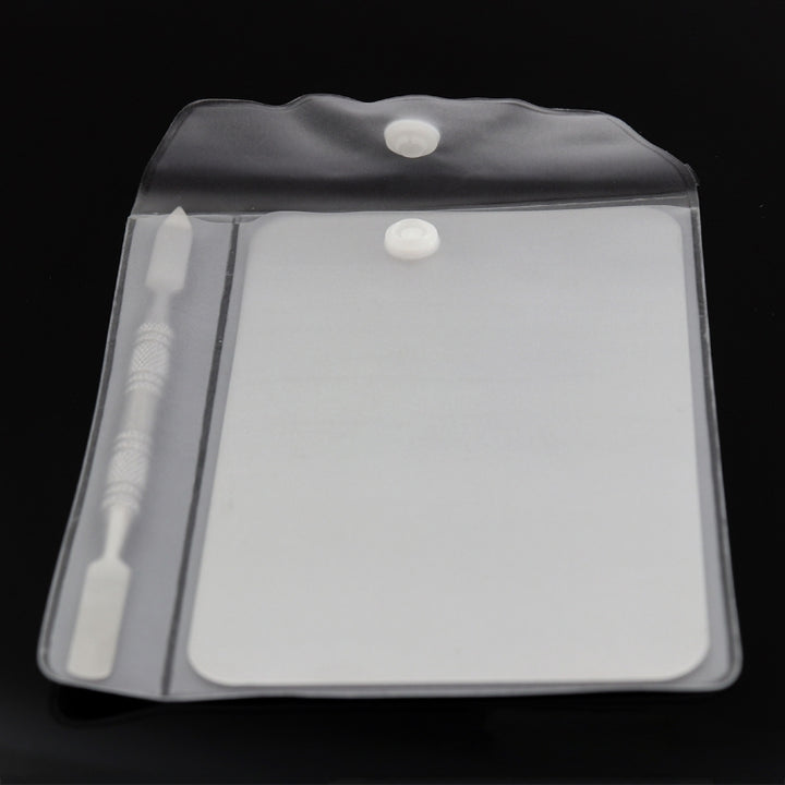 S Size Make-up Square Stainless Steel Palette, 115*75mm