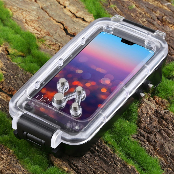 HAWEEL 40m/130ft Waterproof Diving Case for Huawei P20 Pro, Photo Video Taking Underwater Housing Cover, For Huawei P20 Pro