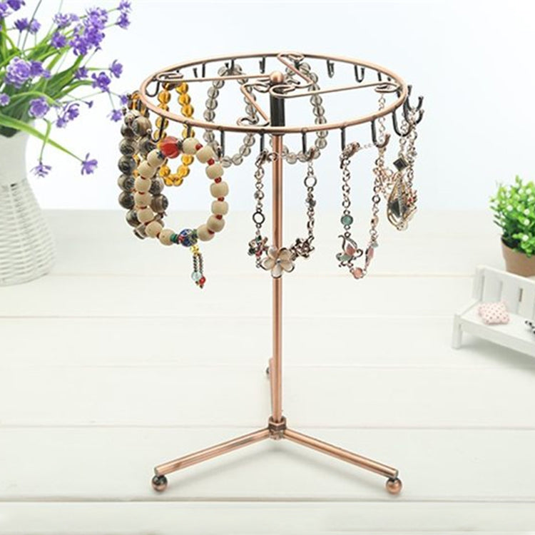 Retro Rotatable Scarf Bracelet Pendant Necklace Jewelry Display Storage Rack