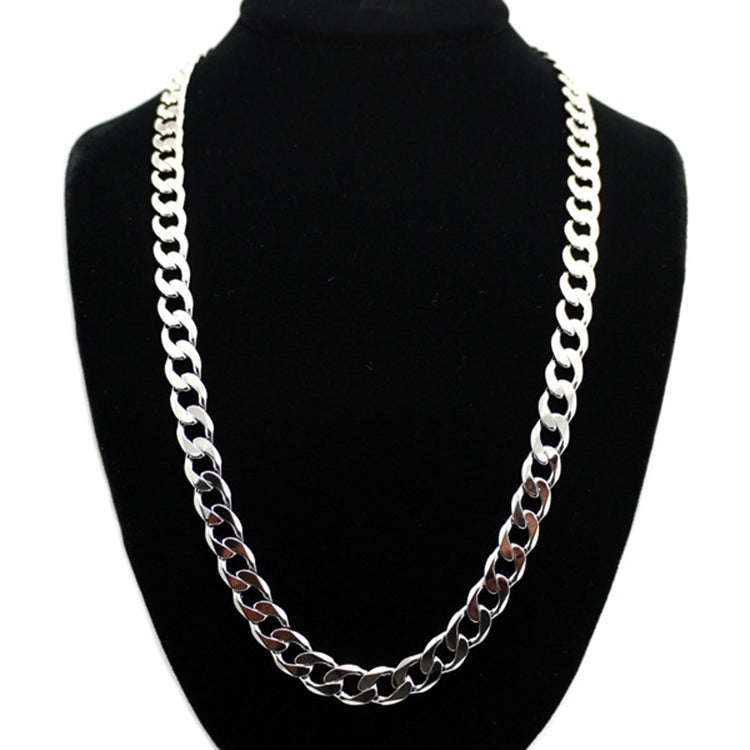 Europe and America Fashion Alloy Chain Hip Hop Simple Long Necklace, Width: 12mm, Length: 80cm