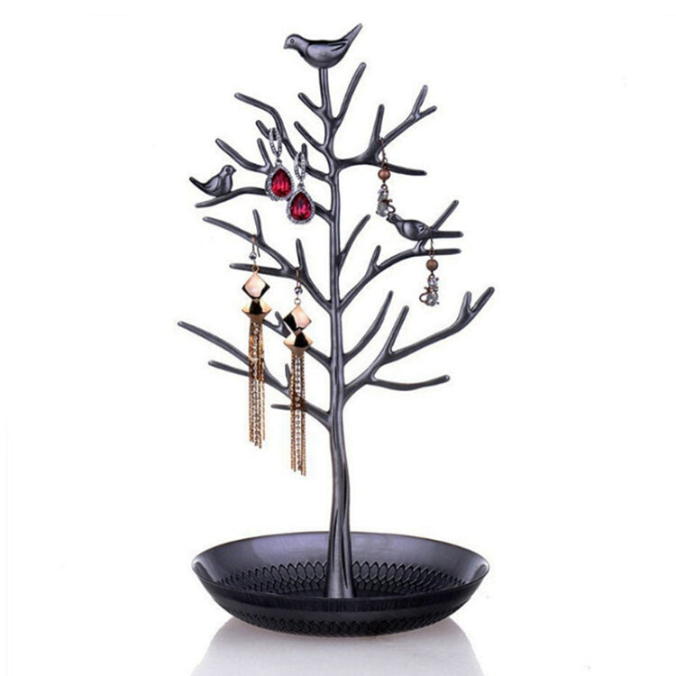 Birdie Tree Shape Ear Stud Earrings Bracelet Pendant Necklace Jewelry Display Storage Rack