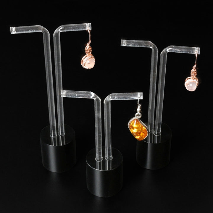 3pcs / Set Acrylic Ear Stud Earrings Jewelry Display Storage Rack