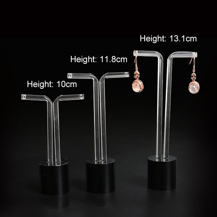 3pcs / Set Acrylic Ear Stud Earrings Jewelry Display Storage Rack