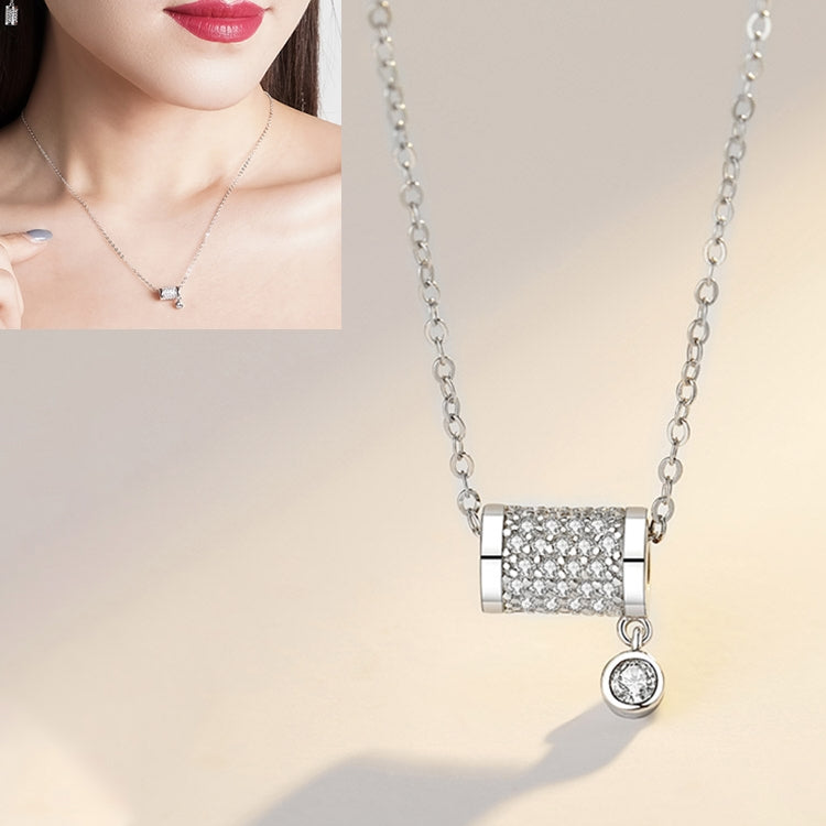 Women Fashion S925 Sterling Silver Small Waist Pendant Necklace