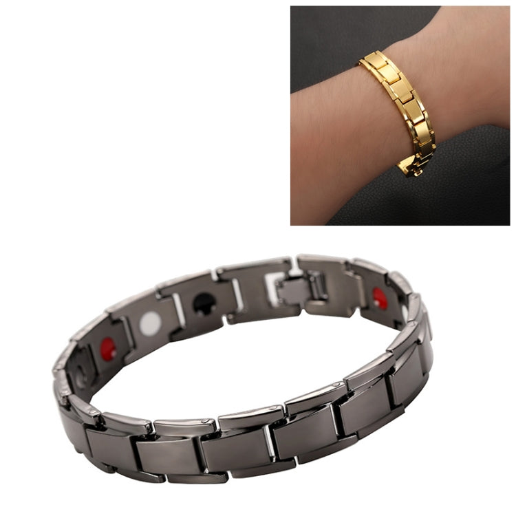 Men Detachable Titanium Steel Magnetic Therapy Bracelet Jewelry