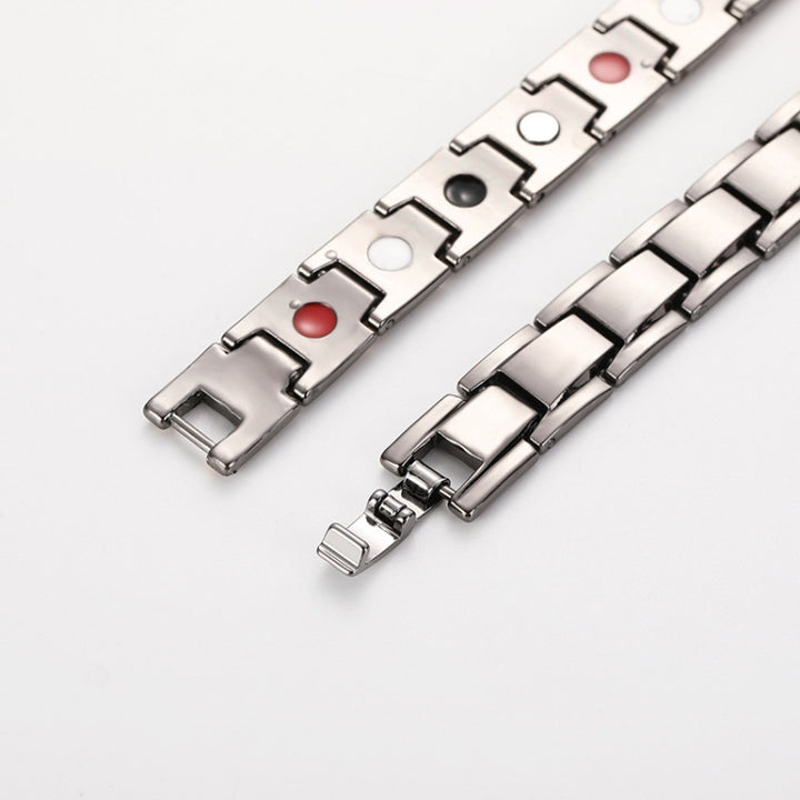 Men Detachable Titanium Steel Magnetic Therapy Bracelet Jewelry