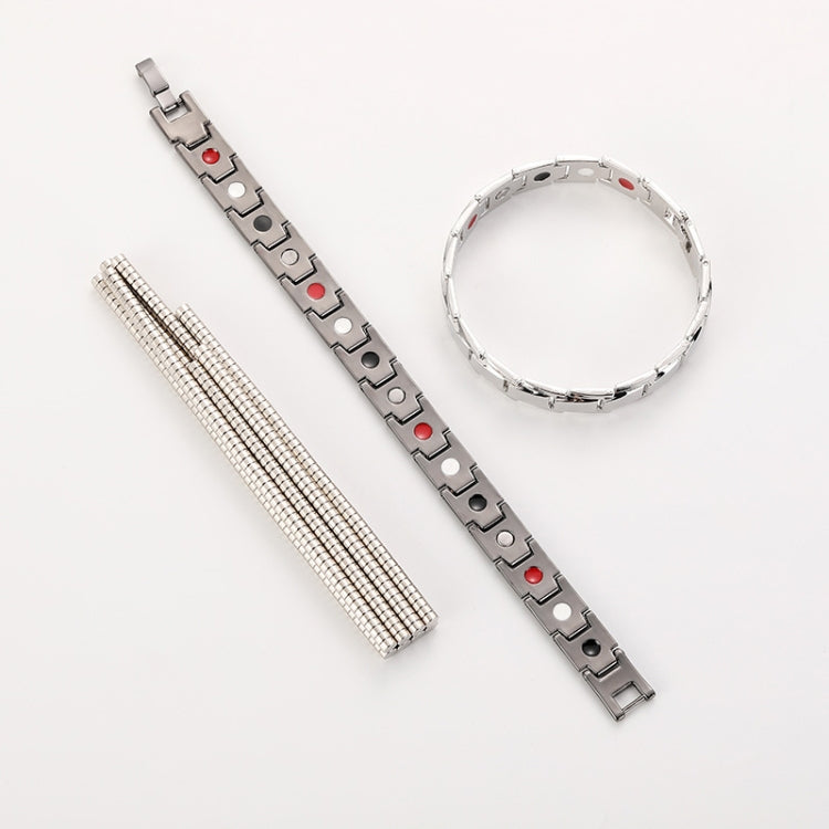 Men Detachable Titanium Steel Magnetic Therapy Bracelet Jewelry