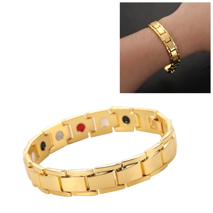 Men Detachable Titanium Steel Magnetic Therapy Bracelet Jewelry