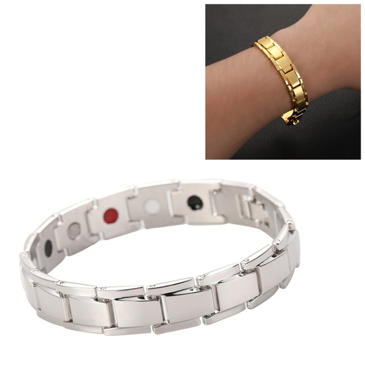 Men Detachable Titanium Steel Magnetic Therapy Bracelet Jewelry