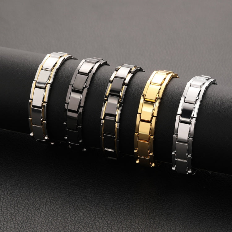 Men Detachable Titanium Steel Magnetic Therapy Bracelet Jewelry