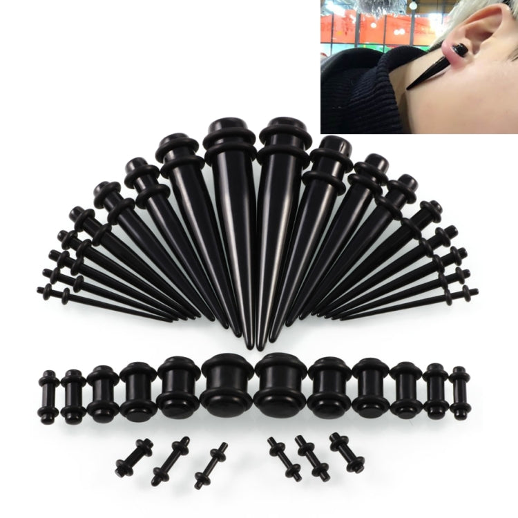 36PCS Unisex Acrylic Ear Expansion Ear Extender 14G-00G Accessories Set