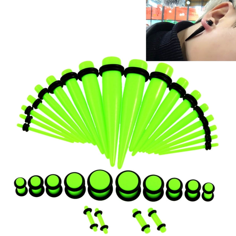 36PCS Unisex Acrylic Ear Expansion Ear Extender 14G-00G Accessories Set