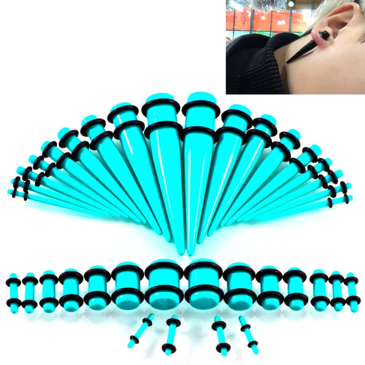 36PCS Unisex Acrylic Ear Expansion Ear Extender 14G-00G Accessories Set