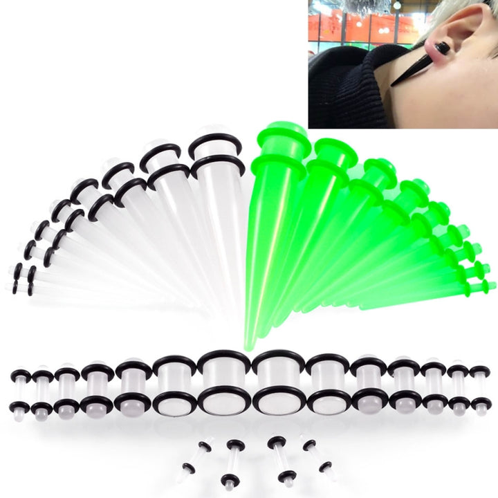 36PCS Unisex Acrylic Ear Expansion Ear Extender 14G-00G Accessories Set