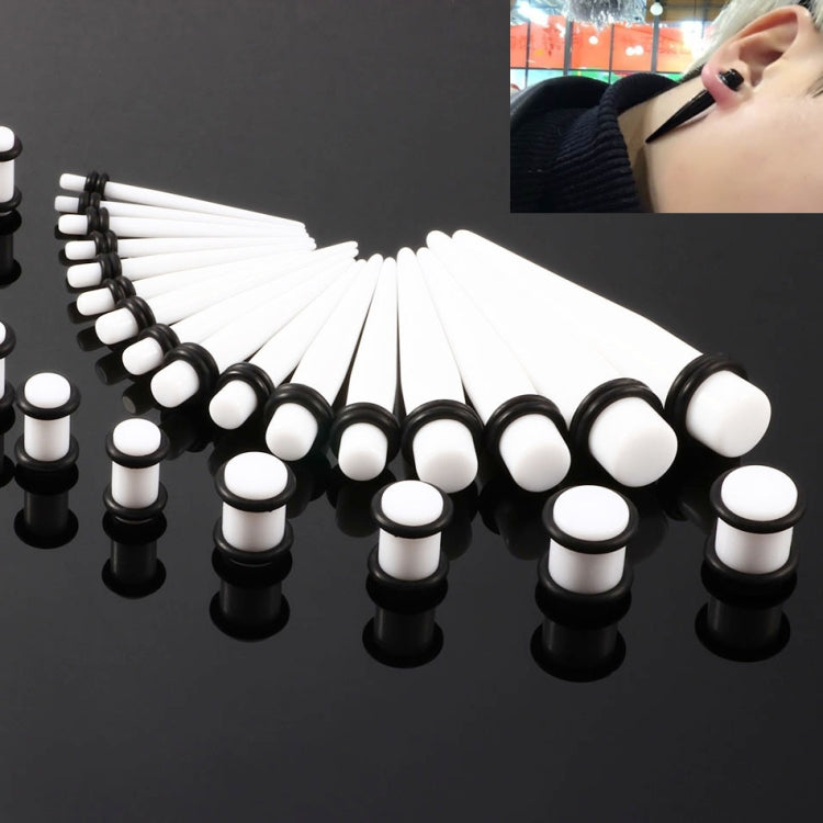 36PCS Unisex Acrylic Ear Expansion Ear Extender 14G-00G Accessories Set