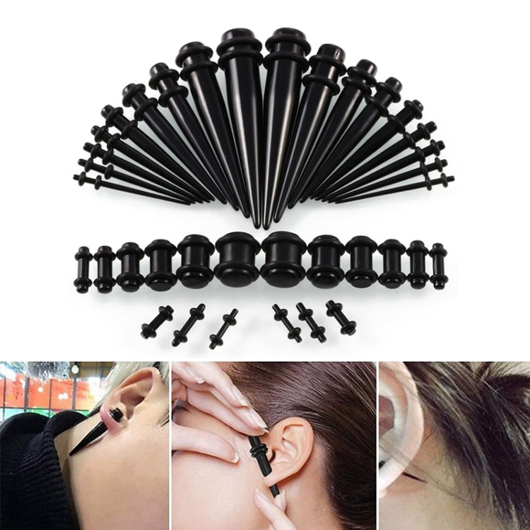 36PCS Unisex Acrylic Ear Expansion Ear Extender 14G-00G Accessories Set