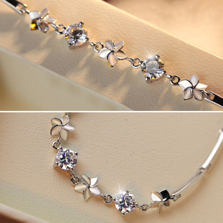 Simple Sweet Frangipani Five-leafed Flower Bracelet Flower Couple Bracelet