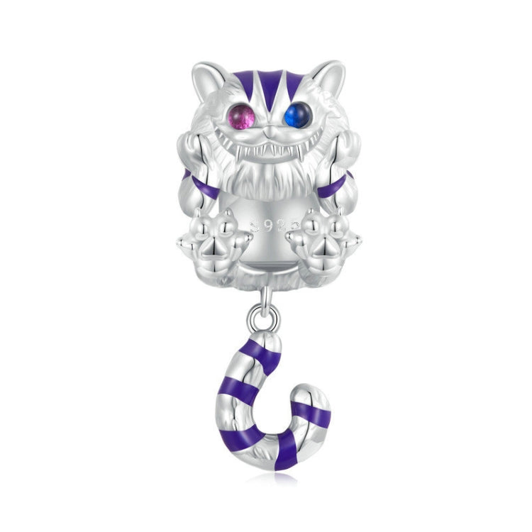 SCC2529 Sterling Silver S925 Fantasy Magic Cat Pendant Accessories DIY Bracelet Beads, SCC2529