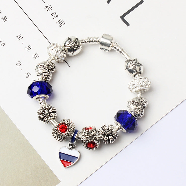 World Cup Souvenir Bracelets European and American Fashion Alloy Bracelet, Size: 20cm, Size: 20cm