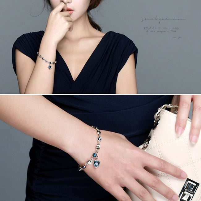 Fashion 12 Constellation Crystal Bracelets Gold-plated Anti-allergy Bracelet Jewelry