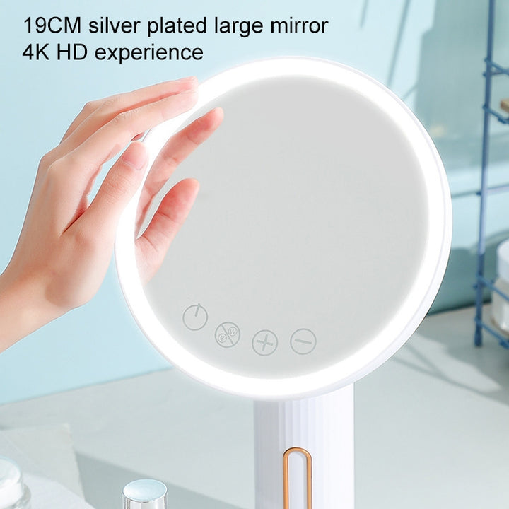 Smart LED Desktop Makeup Mirror with Fill Light, White Light, White Light