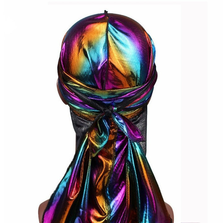 a-1 Laser Silk Imitation Long-tailed Pirate Hat Hip-hop Cape Hat Headkerchief