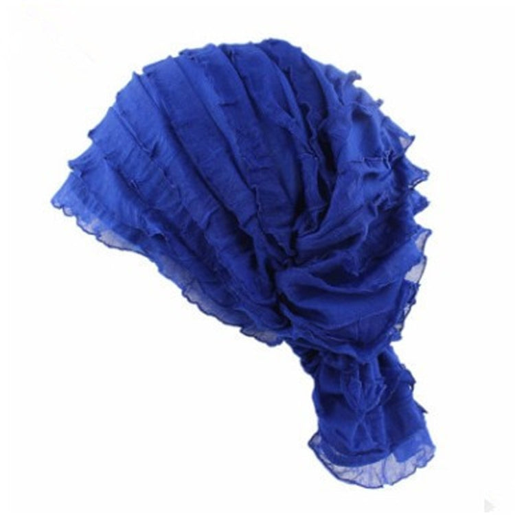 Muslim Stacking Cap Chiffon Fold Turban Cap Chemotherapy Cap