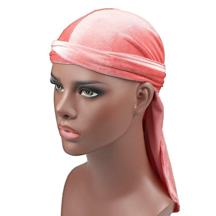 Velvet Turban Cap Long-tailed Pirate Hat Chemotherapy Cap