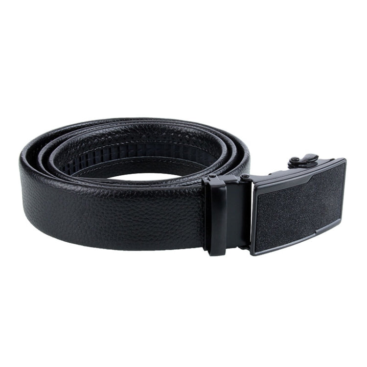 Dandali GD821 Men Business Automatic Buckle Double Edge Wrapping Leather Belt Waistband, Size: 120cm