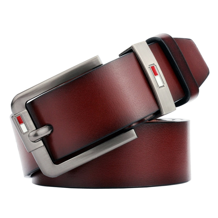 Dandali L8036 Men Casual Antique Pin Buckle Leather Belt Waistband, Length: 115cm, L8036