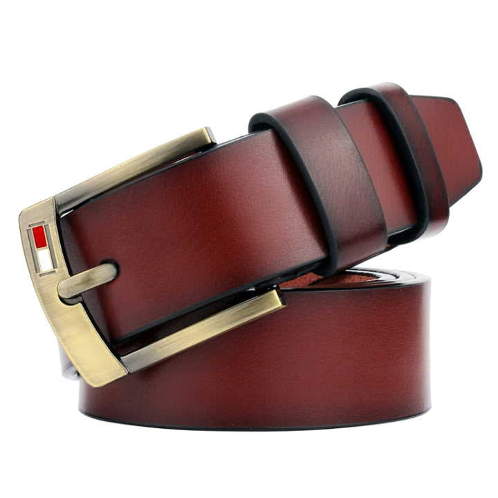 Dandali L8038 Men Casual Retro Pin Buckle Leather Belt Waistband, Length: 115cm, L8038