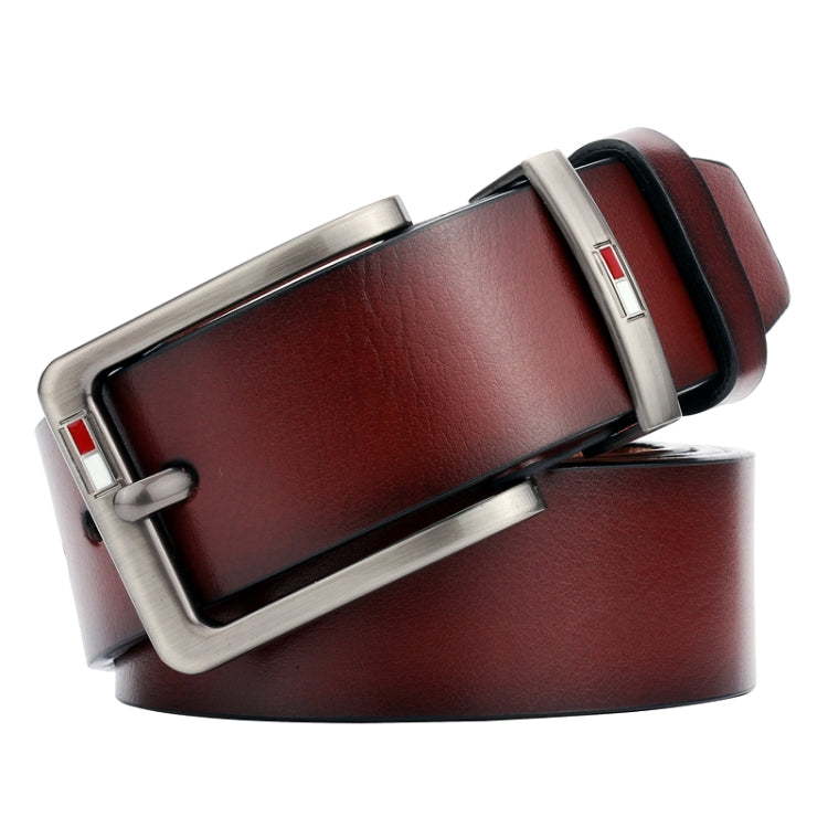 Dandali L8039 Men Casual Antique Pin Buckle Leather Belt Waistband, Length: 110-125cm, L8039