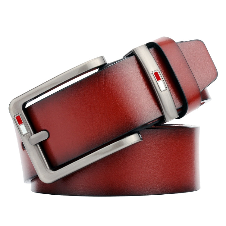 Dandali L8039 Men Casual Antique Pin Buckle Leather Belt Waistband, Length: 110-125cm, L8039