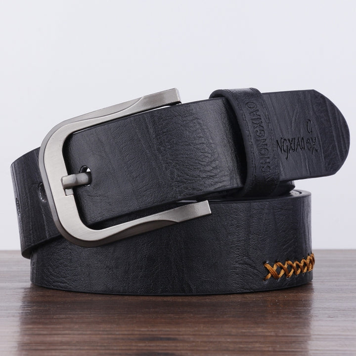 Dandali XX823 Men Retro Pin Buckle Leather Belt Waistband, Length: 110cm, XX823