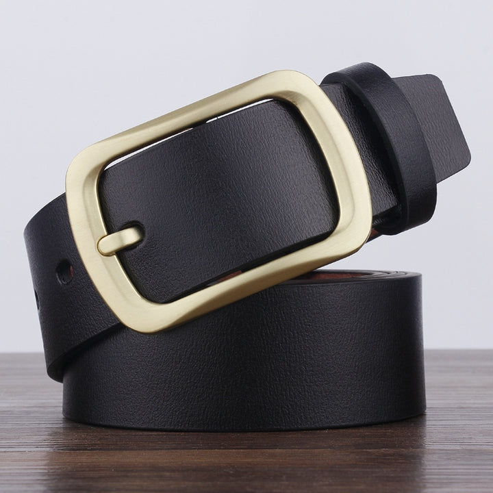 Dandali YY23 Men Retro Antique Pin Buckle Leather Belt Waistband, Length: 95-115cm, YY23