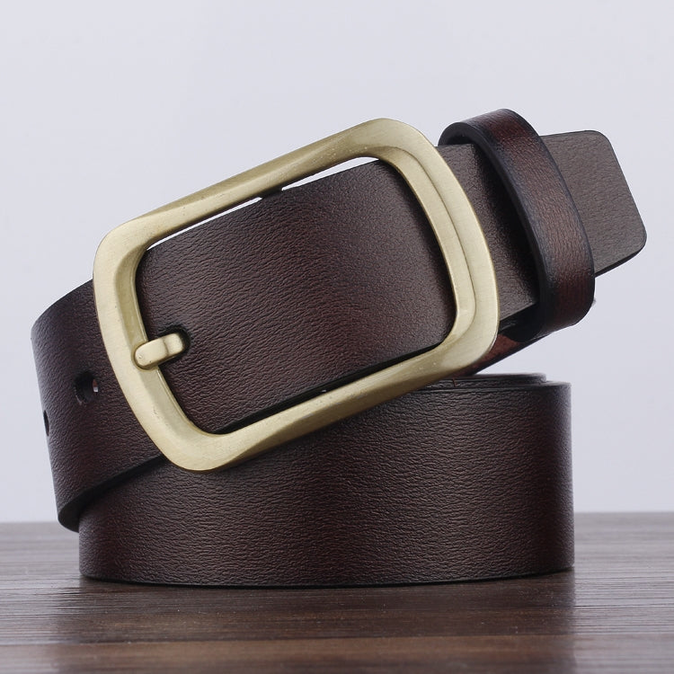 Dandali YY23 Men Retro Antique Pin Buckle Leather Belt Waistband, Length: 95-115cm, YY23