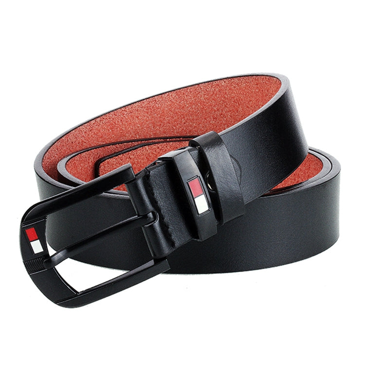 Dandali L8033 Men Retro Casual Antique Pin Buckle Leather Belt Waistband, Size: 125cm, L8033