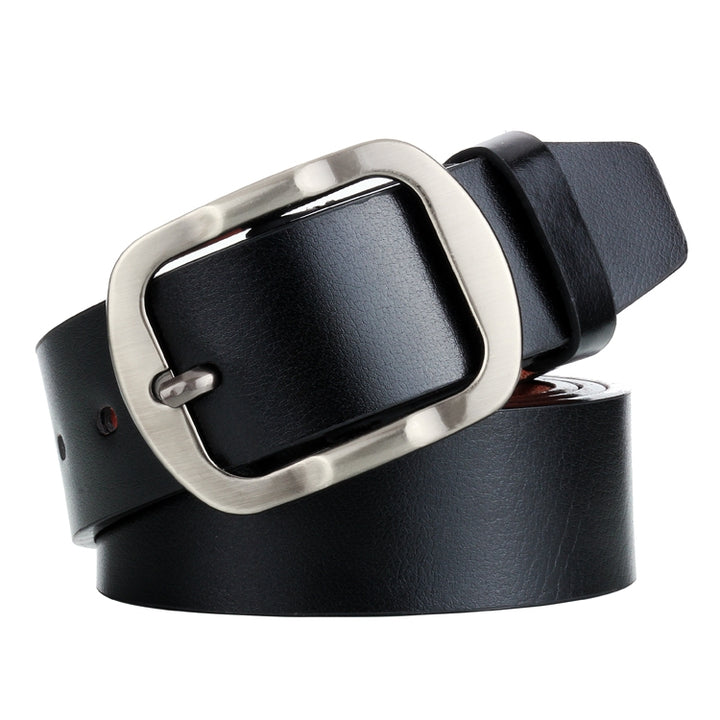 Dandali L8034 Men Casual Antique Pin Buckle Leather Belt Waistband, Size: 110-125cm, L8034