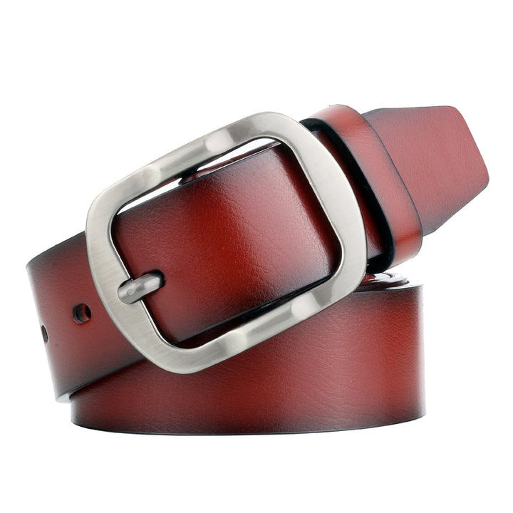 Dandali L8034 Men Casual Antique Pin Buckle Leather Belt Waistband, Size: 110-125cm, L8034