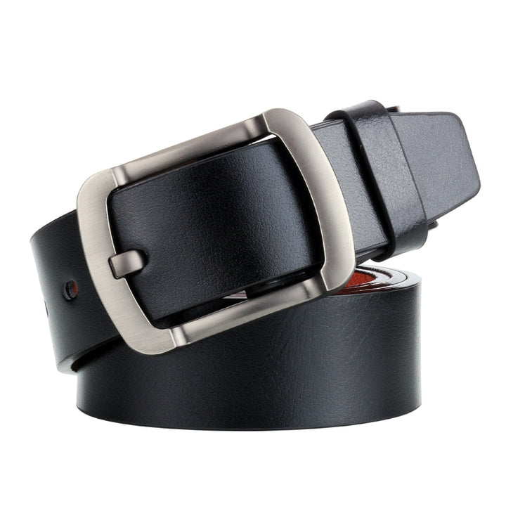 Dandali L8035 Men Casual Antique Pin Buckle Leather Belt Waistband, Size: 110-125cm, L8035