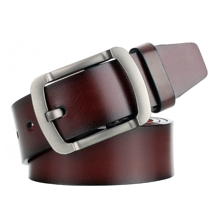 Dandali L8035 Men Casual Antique Pin Buckle Leather Belt Waistband, Size: 110-125cm, L8035