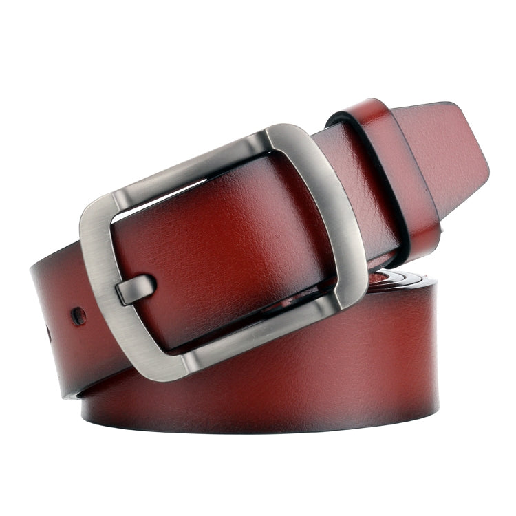 Dandali L8035 Men Casual Antique Pin Buckle Leather Belt Waistband, Size: 110-125cm, L8035